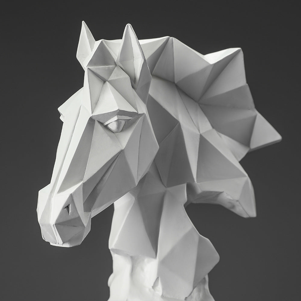 Artistic Geometric Horse Ornaments Creative Home Lootquake LLC