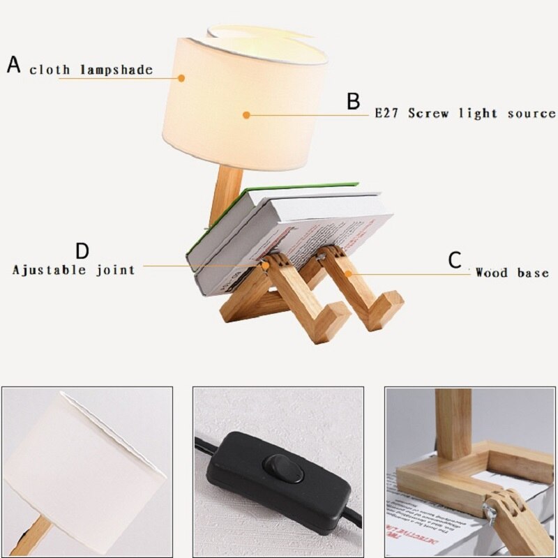 Robot Shape Table Lamp - SJB-DIAMOND ELITES