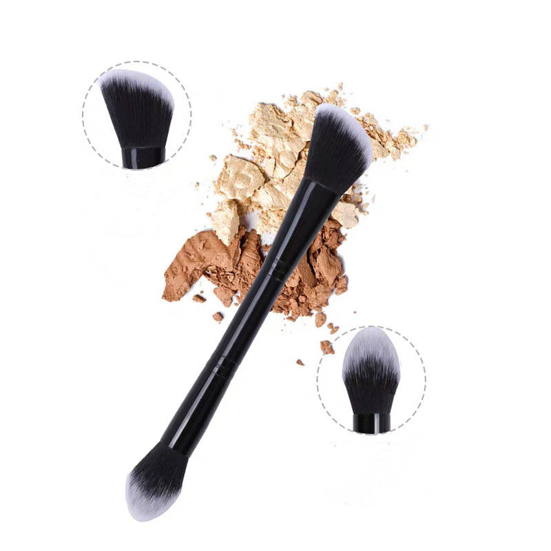 Double Head Makeup Powder Blusher Highlight Brush Pi-Mart