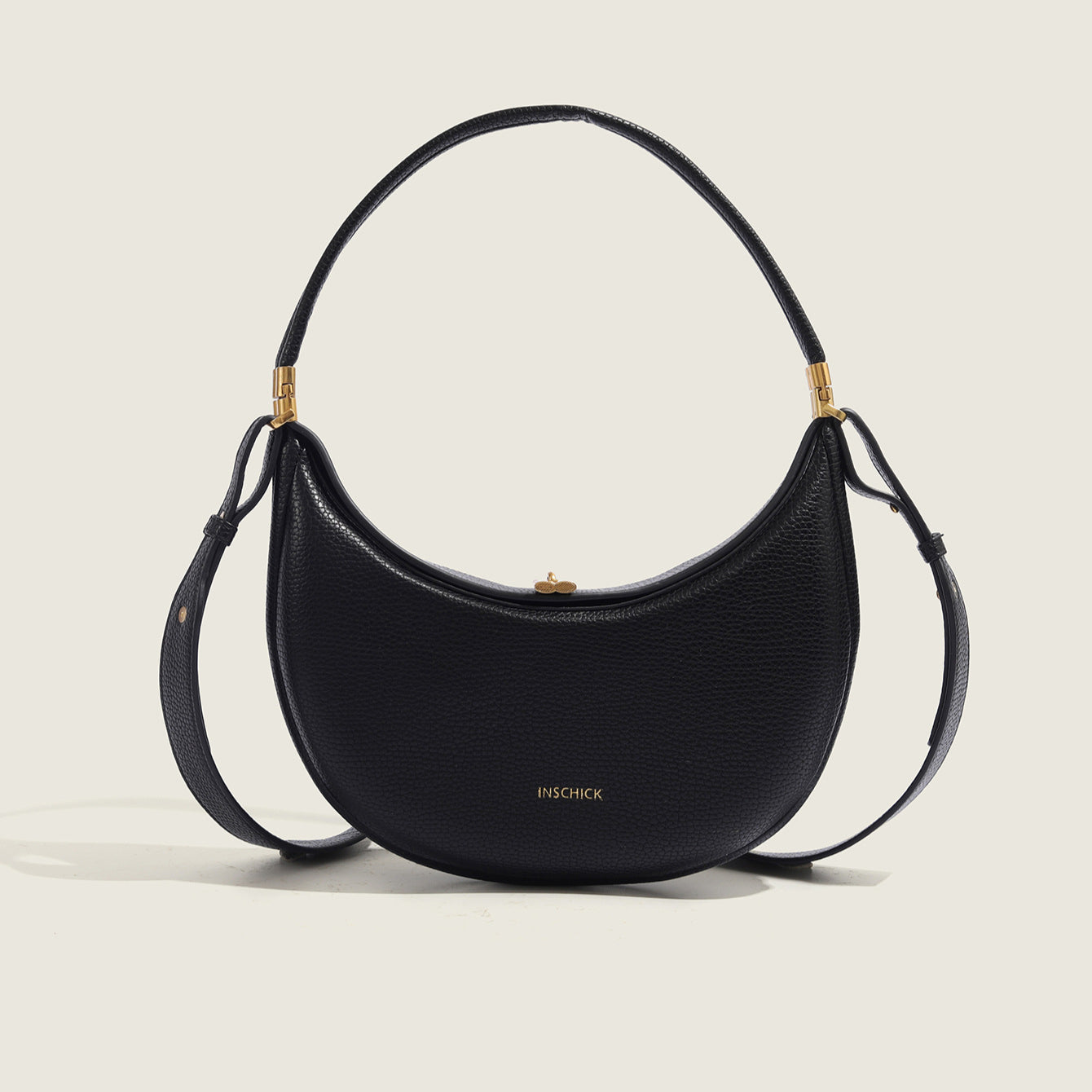 Small shoulder bag for women, PU small hobo bag, casual versatile shoulder underarm bag with crossbody strap - SJB-DIAMOND ELITES