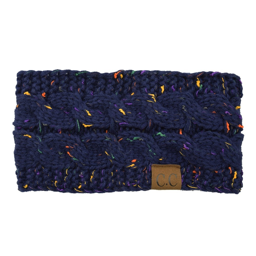European And American Knitted Hairband Wool Variegated Pi-Mart
