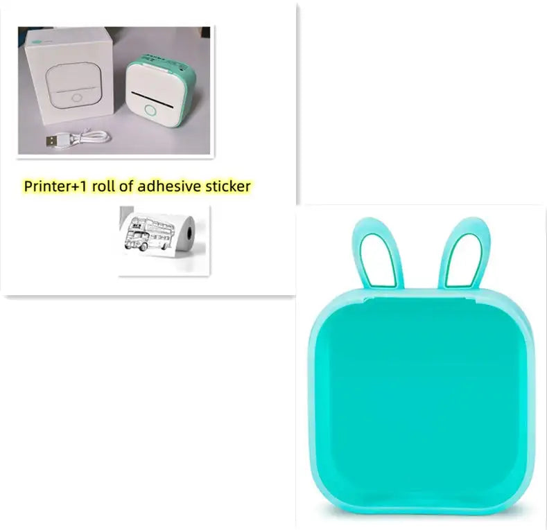 Portable Mini Printer for Students and Hobbyists, Bluetooth Thermal Label Printer - SJB-DIAMOND ELITES