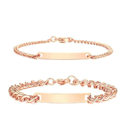 Engraved Bracelet Set Pi-Mart