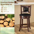 Ergonomic Swivel Bar Stools Set of Two Lootquake LLC