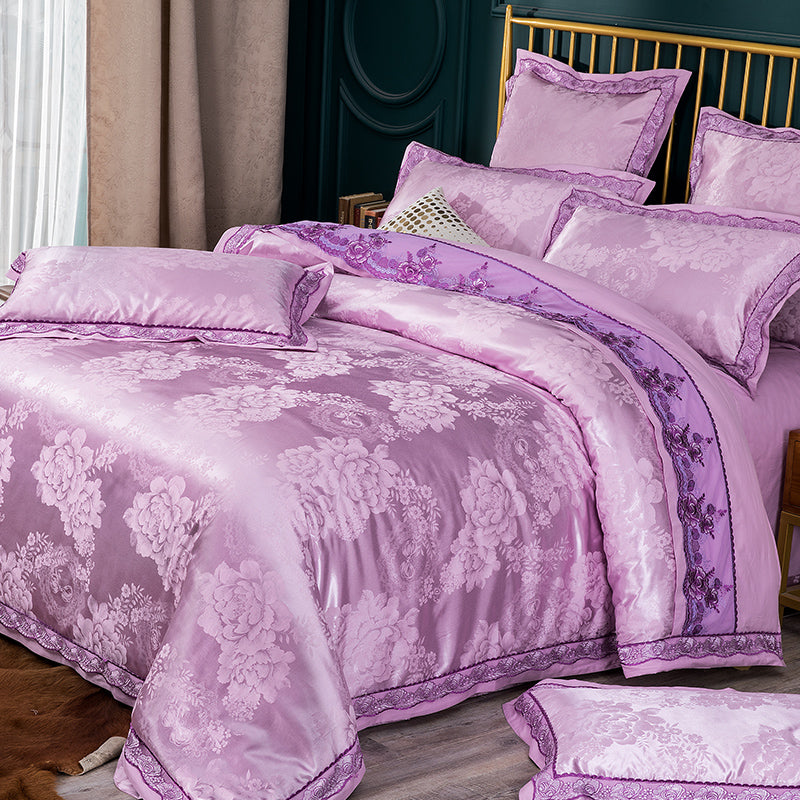 Four-piece Bed Full Cotton 1.5m1.8m Linen And Duvet Cover Pi-Mart