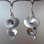 Simple Geometric Gypsy Curved Metal Ear Ring Pi-Mart