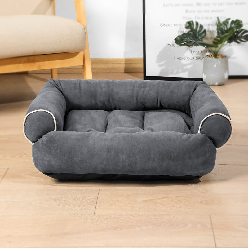 Dog Sofa Bed Sleeping Bag Kennel Cat Puppy Sofa Bed Pet House Winter Warm Beds Cushion Pi-Mart