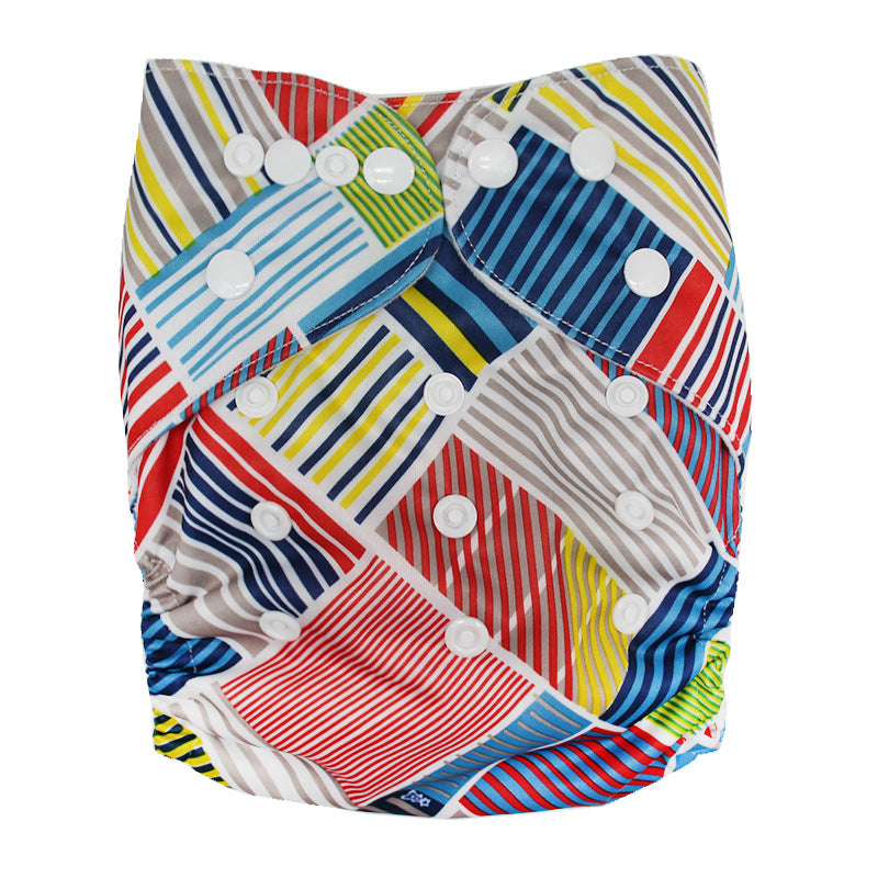 Washable Cloth Diapers Baby Waterproof Adjustable breathable Pi-Mart