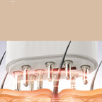 2 In 1 Electric Scalp Massager And Hair Oil Applicator Hair Massager Scalp Applicator Brush For Hair Treatment Growth Pi-Mart
