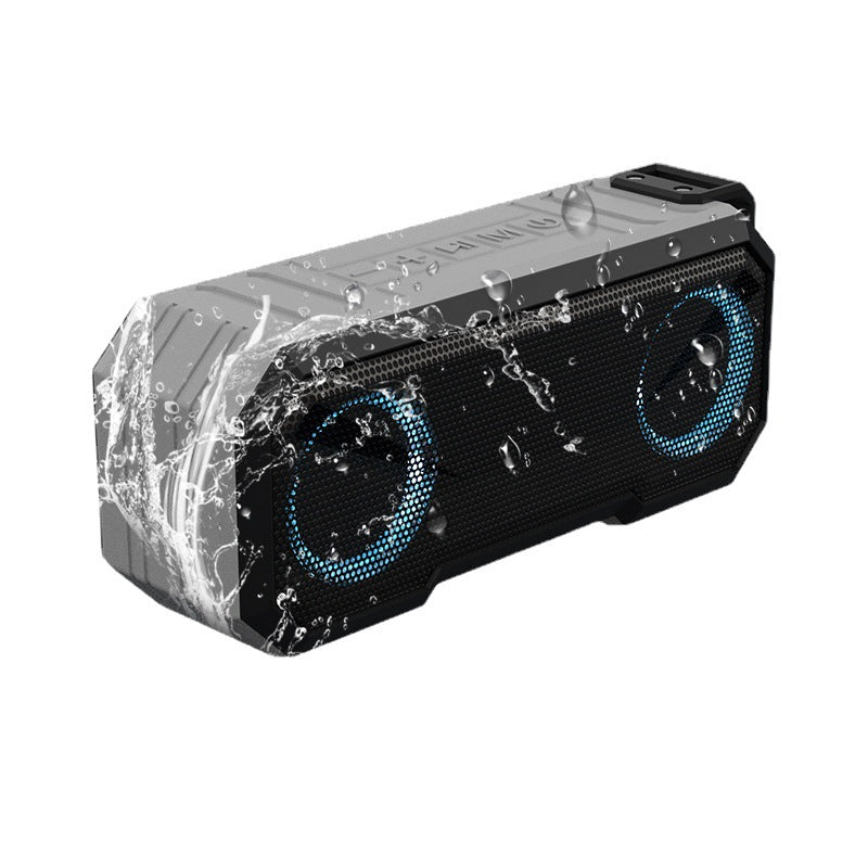 Waterproof Colorful Luminous Outdoor Wireless Speaker With Dual Speakers With Power Bank Pi-Mart
