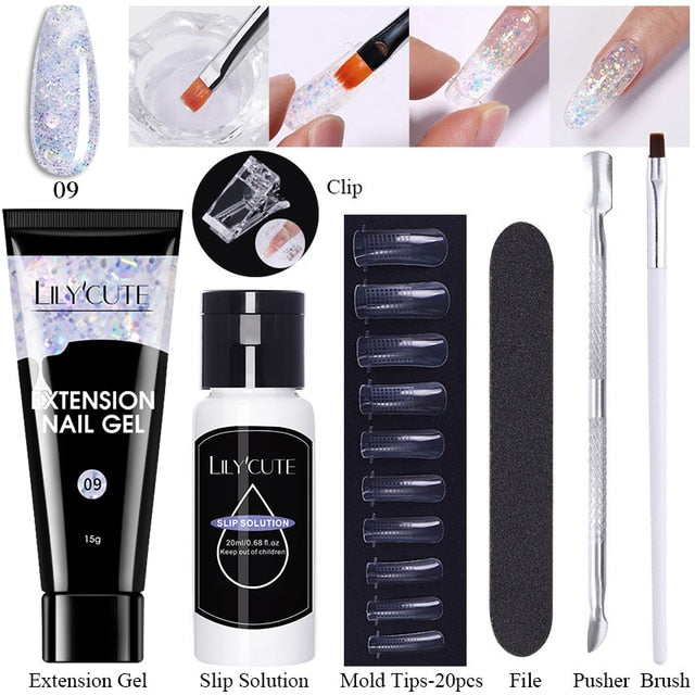 Extension Gel Set - SJB-DIAMOND ELITES