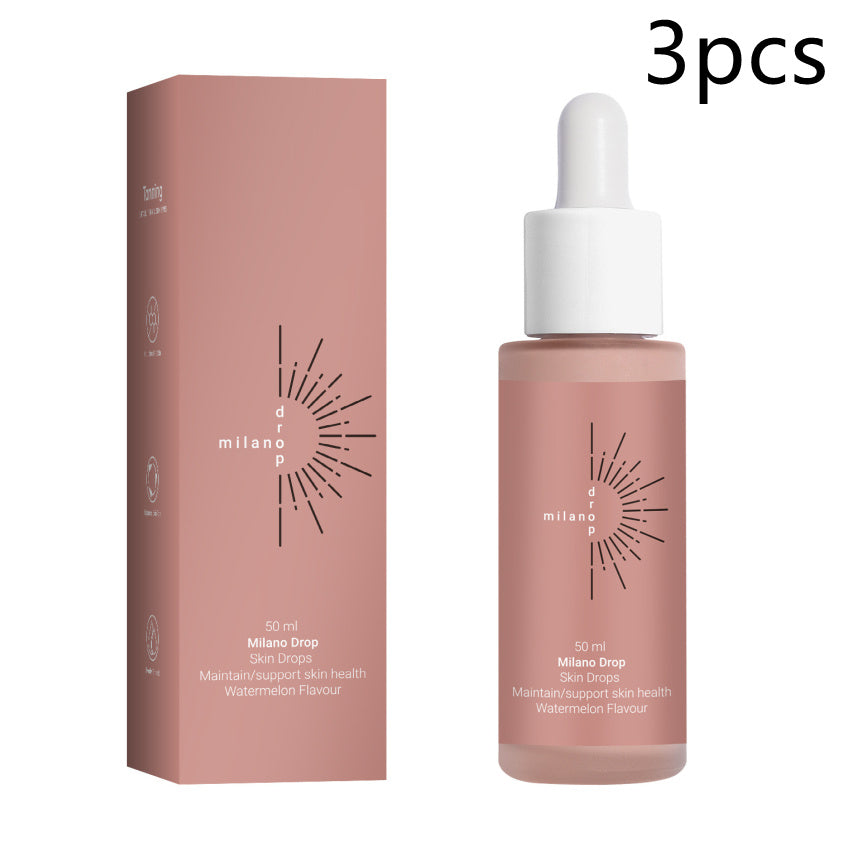 Tanning Face Serum Face Body Tanning Bed Outdoor Fine Line Repair Skin Serum Dark Bronzer Self Tanning Serum Drops Lootquake LLC