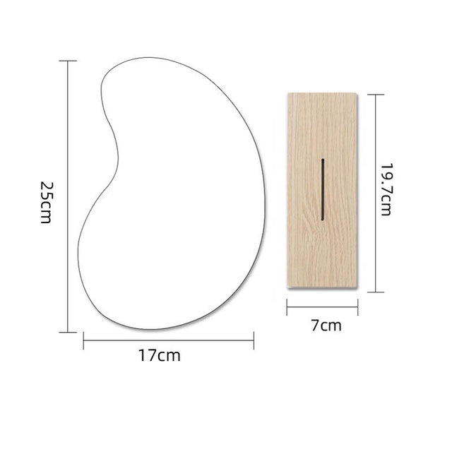 Korean style Makeup Mirror Ins Irregular Acrylic Decorative Mirror Wooden Base Cosmetic de maquillaje Beauty Tools Dropshipping - SJB-DIAMOND ELITES