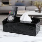 Living Room Simple Modern Light Luxury Creative Napkin Paper Box Marble Pattern Pi-Mart