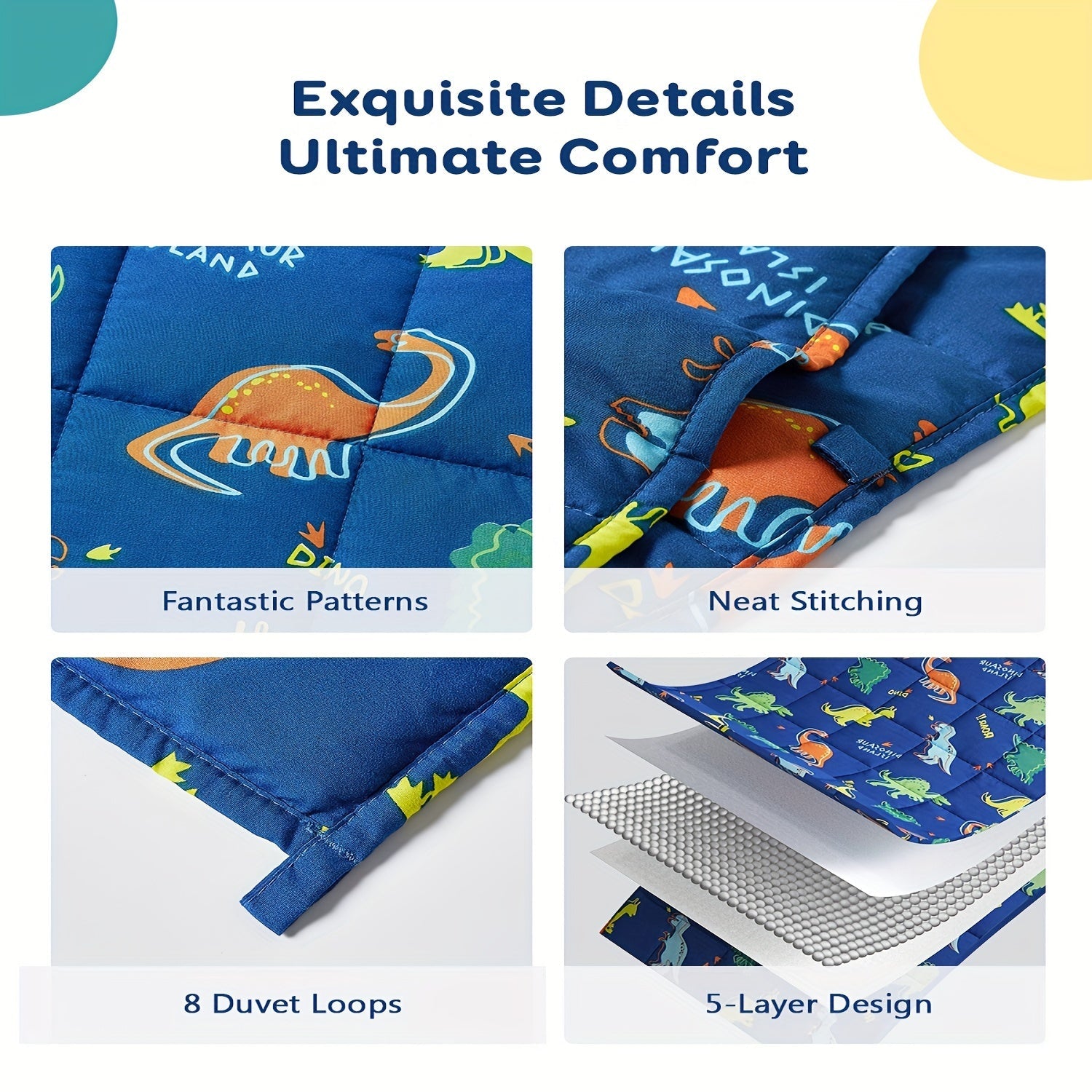 1pc Weighted Blanket Quilt, Cartoon Print Small Weighted Blanket For Relaxation, Travel, Soft & Calming Sleeping, Filled With Glass Beads And Polyester, Adult Sofa Leg Cover Blanket Lootquake LLC
