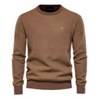 Spliced Cotton Men's Sweater Pi-Mart