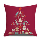 Santa Printed Cushion Sofa Cushion Home Furnishing Pi-Mart