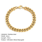 Curb Chain Stainless Steel Bracelet Pi-Mart