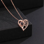 Romantic Love Tree  Languages I Love You Necklace