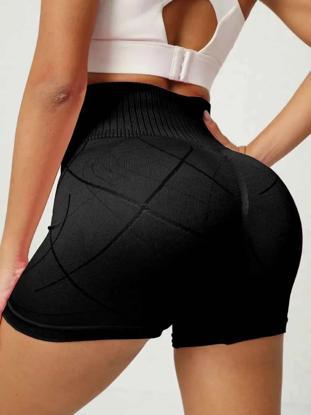 High Waist Active Shorts THRIXINE