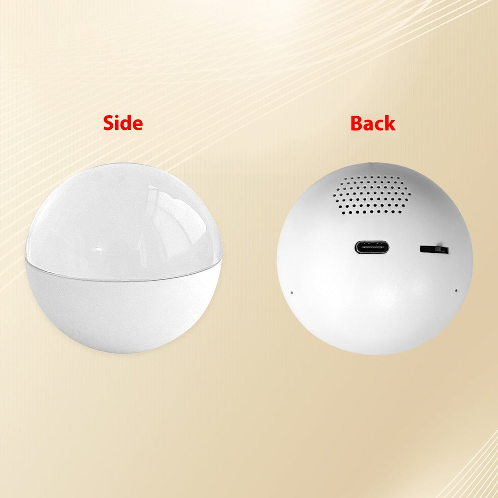 Fashionable And Personalized Electronic Ball Video Player 3D Video Crystal Ball DIY Memory Art Glass Ball Lamp Spherical Pixel Display 2.7inchs Screen 4GB Videos Player For Gift Pi-Mart