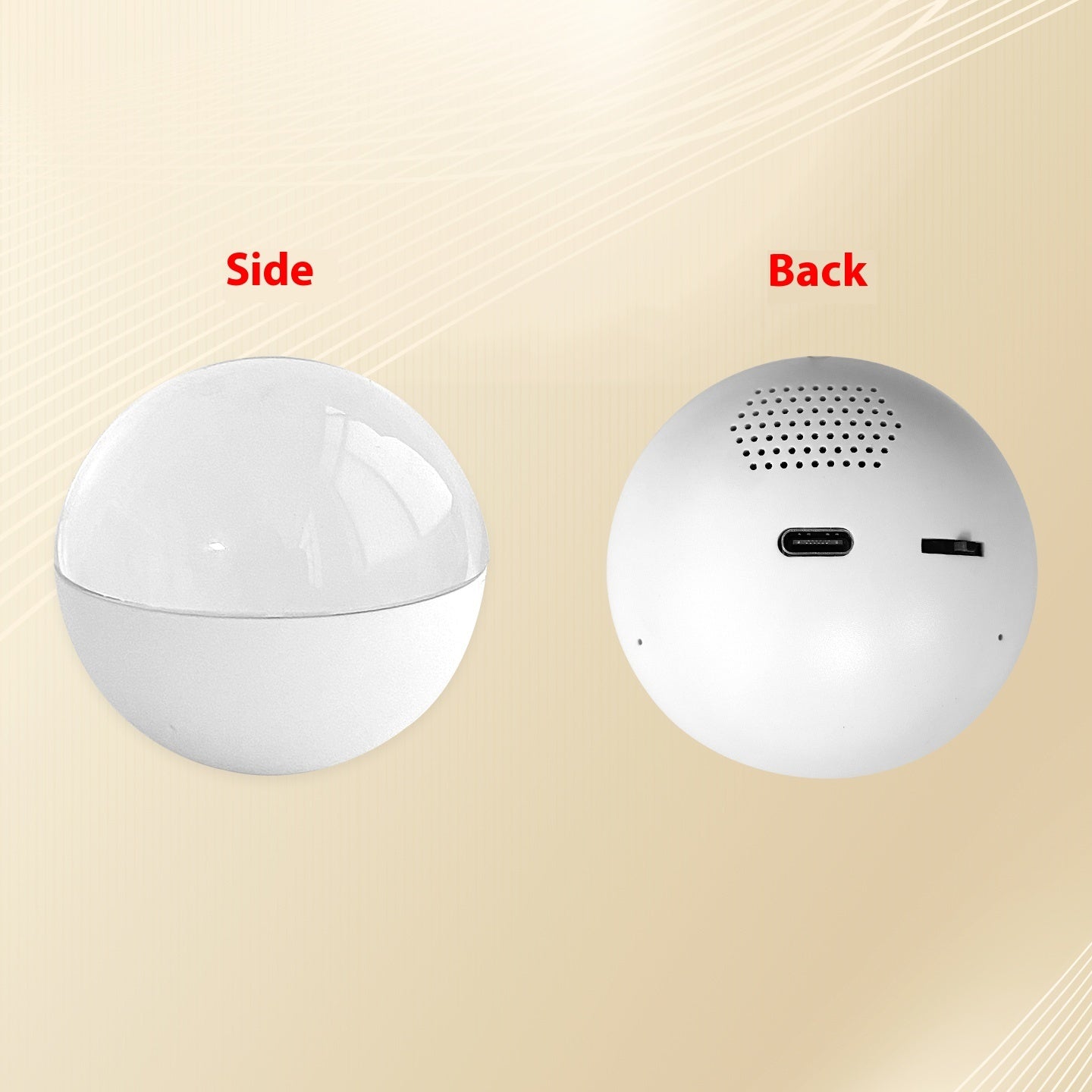 Fashionable And Personalized Electronic Ball Video Player 3D Video Crystal Ball DIY Memory Art Glass Ball Lamp Spherical Pixel Display 2.7inchs Screen 4GB Videos Player For Gift Pi-Mart