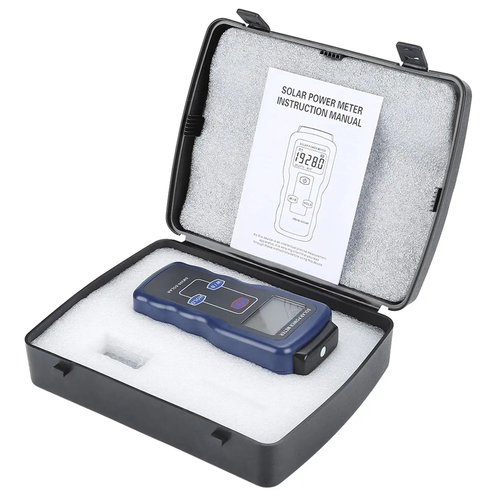 SM206 Digital Solar Power Meter Sun Light Radiation Measuring Testing Instrument - SJB-DIAMOND ELITES