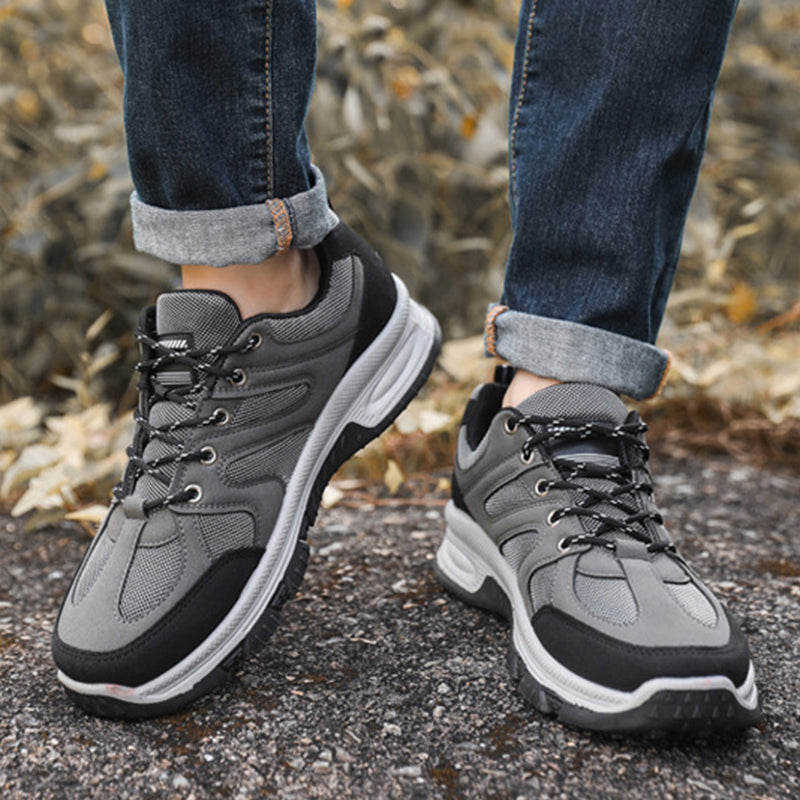 Casual Air Cushion Mesh Shoes Men Outdoor Breathable  Lace-up Sneakers Running Sports Shoes Pi-Mart
