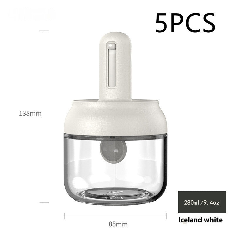 Telescopic Seasoning Glass Kitchen Spice Jar Pi-Mart