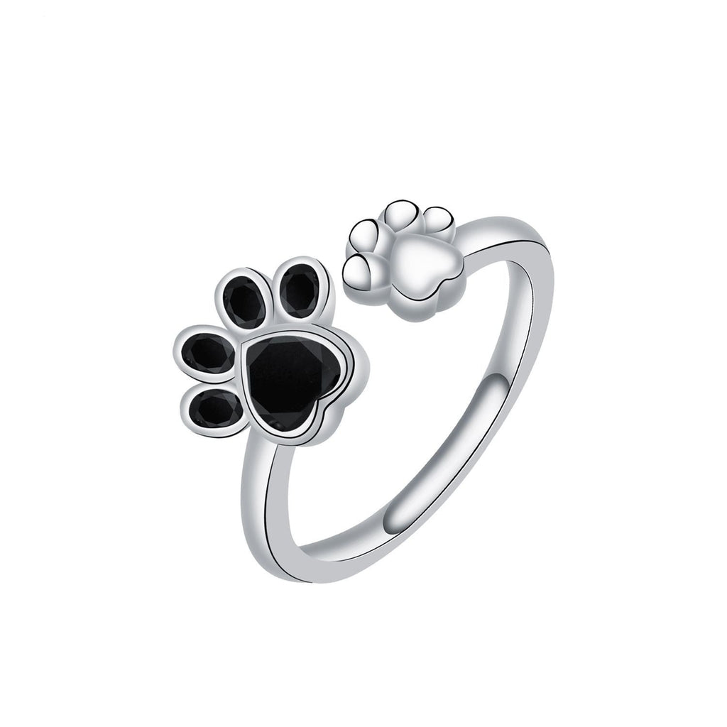 Women's Adjustable Creative Cute Kitten's Paw Ring Pi-Mart