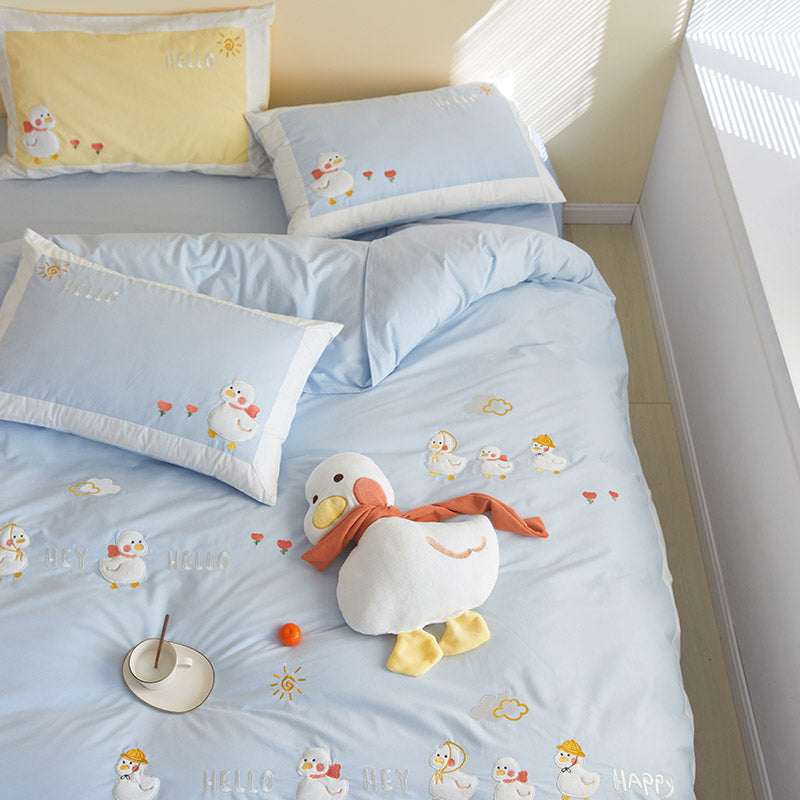 Pure Cotton Duvet Cover Girl Heart Bedding Pi-Mart