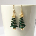 Christmas Earrings Tree Star DIY Earrings Lootquake LLC