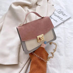 Retro Women's Handbags with Niche Contrast Design