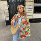 Floral Patchwork Jacket Pi-Mart