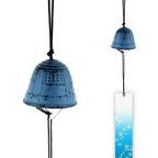 8Pieces Traditional Japanese Furin Temple Wind Chime Nambu Cast Iron Iwachu Bells  Iron Bell Wind Chimes Patio Garden Yard Home Room Decoration Celebrations Stevvex