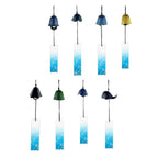 8Pieces Traditional Japanese Furin Temple Wind Chime Nambu Cast Iron Iwachu Bells  Iron Bell Wind Chimes Patio Garden Yard Home Room Decoration Celebrations Stevvex