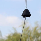 8Pieces Traditional Japanese Furin Temple Wind Chime Nambu Cast Iron Iwachu Bells  Iron Bell Wind Chimes Patio Garden Yard Home Room Decoration Celebrations Stevvex