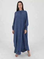 Fashion Single Breasted Muslim Dresses Lootquake LLC