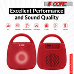 5 Core Outdoor Bluetooth Speaker Wireless Portable Waterproof for Patio Pool Party Pi-Mart