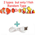 Cats USB Charger Interactive Toy Fish Pi-Mart