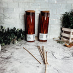 9 Inch Apothecary Matches Extra Large Safety in Amber Glass Jar With Cork Lid BandsCo Straps