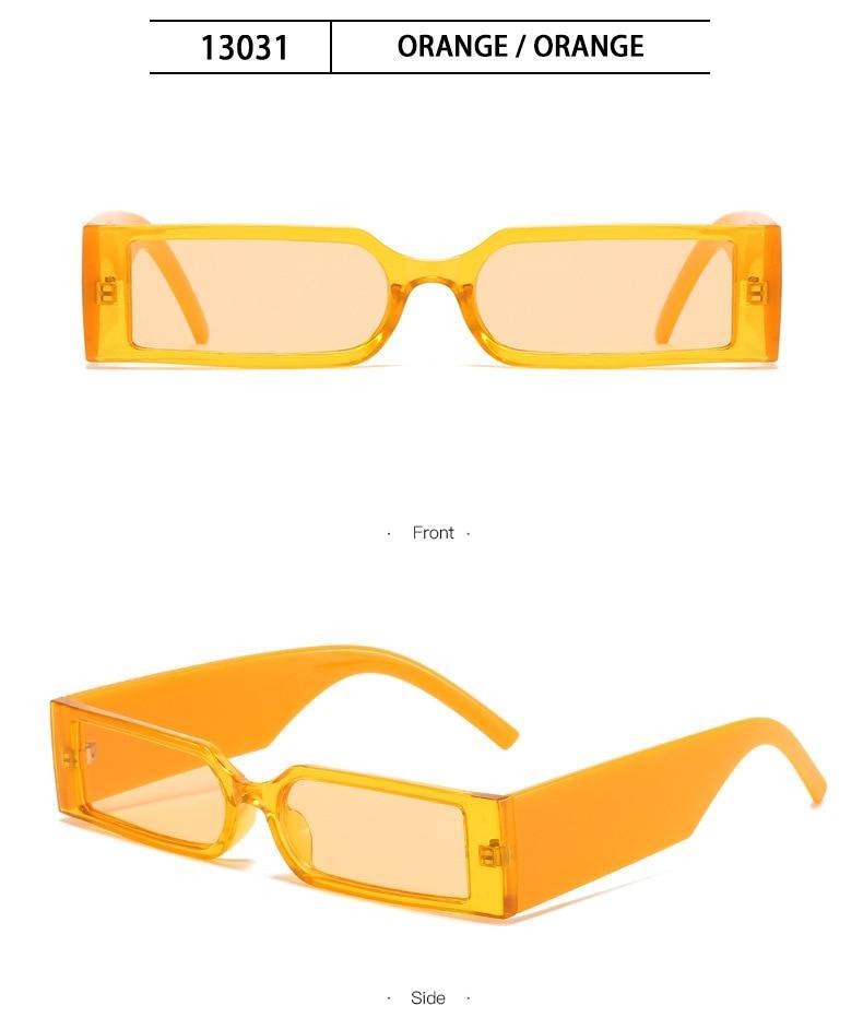 90’s Fashion Narrow Rectangular Vintage Style Sunglasses For Women & Men New Retro Style Sun Glasses For Women New Eyeglasses In Different Shades Eyewear Stevvex