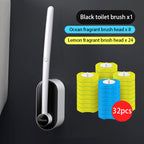 Disposable No Dead Angle Toilet Cleaning Brush Pi-Mart