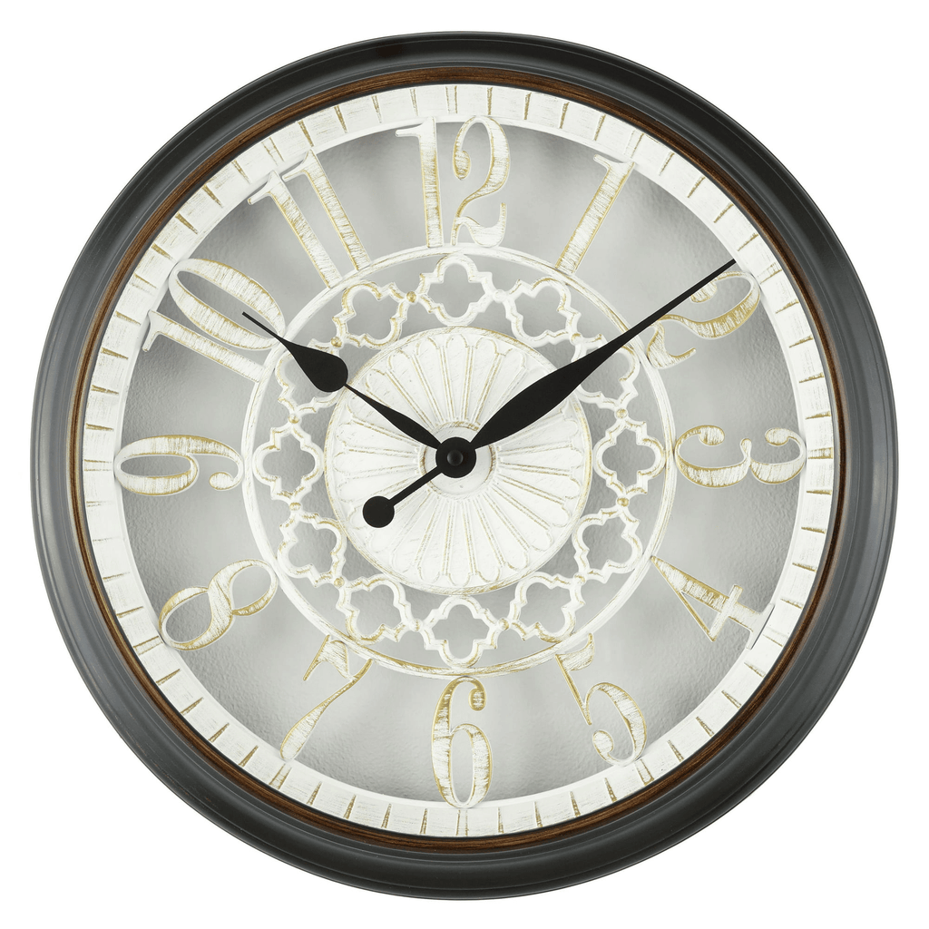 Trademark Home Collection Hidden Compartment Wall Clock ¨C 10" Battery Operated Working Analog Wall Clock with Secret Interior Storage for Jewelry, Cash, Valuables, and More EasyOptionXY LLC