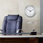 La Crosse Technology 14-inch Silver Contemporary Atomic Analog Clock, WT-3144S-Int EasyOptionXY LLC