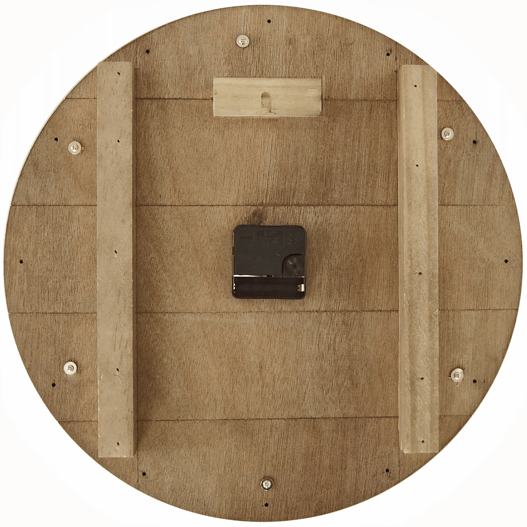 FirsTime & Co. Multicolor Shabby Pallet Wall Clock, Farmhouse, Analog, 16 x 2 x 16 in EasyOptionXY LLC