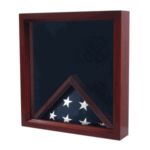 Casket Flag Case and Medal, Casket Medal Flag Display - 5 x 9.5 flag The Military Gift Store