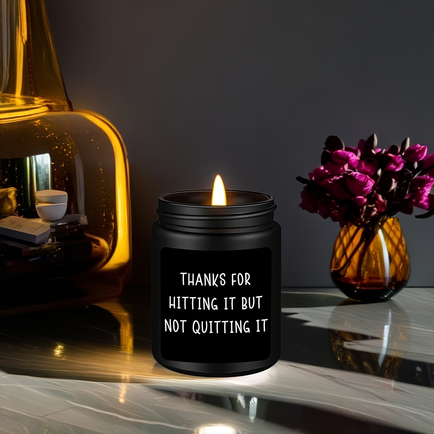 Scented Candle, Black Cedar and Sandalwood Candle for Men, Scented Candle for Home, Scented Soy Candle, 50 Hour Burn, Ideal Gift for Men