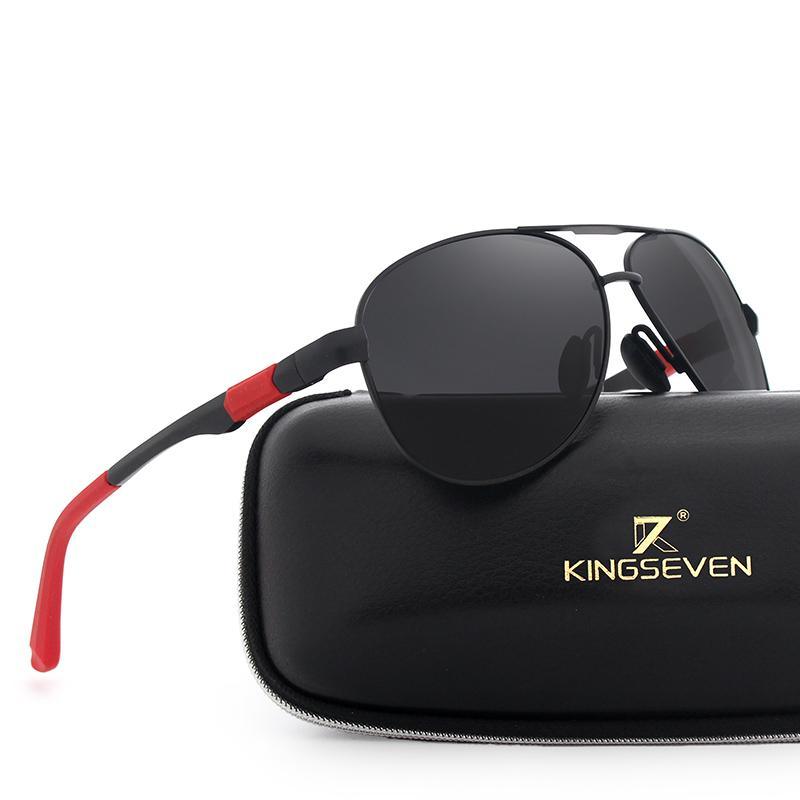 Men 100% Polarized Aluminum Alloy Frame Sunglasses  In Elegant Retro Classic Men's Driving Pilot  Style - SJB-DIAMOND ELITES