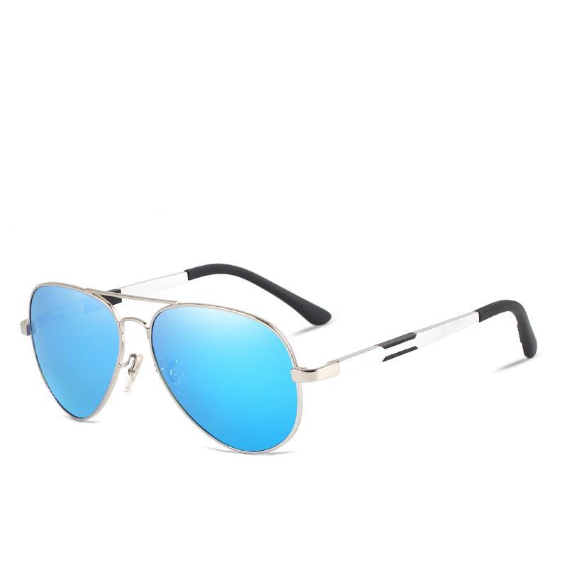 Aviation Luxury Aluminum Magnesium Gold Fashion Polarized Lens Sunglasses Men/Women Driving Mirror Sunglasses  Military Style - SJB-DIAMOND ELITES
